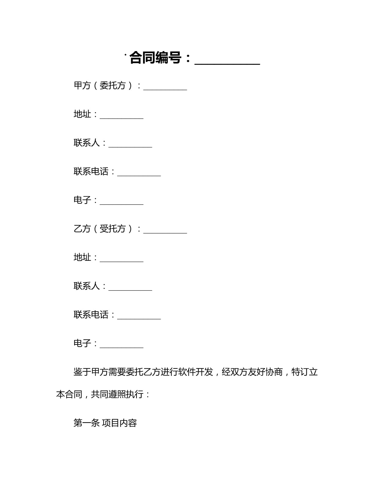 2024個人軟件開發(fā)外包合同